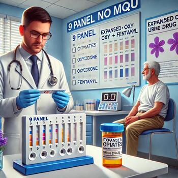 9 Panel (No MQU) With Expanded Opiates + OXY + Fentanyl Urine Drug Testing